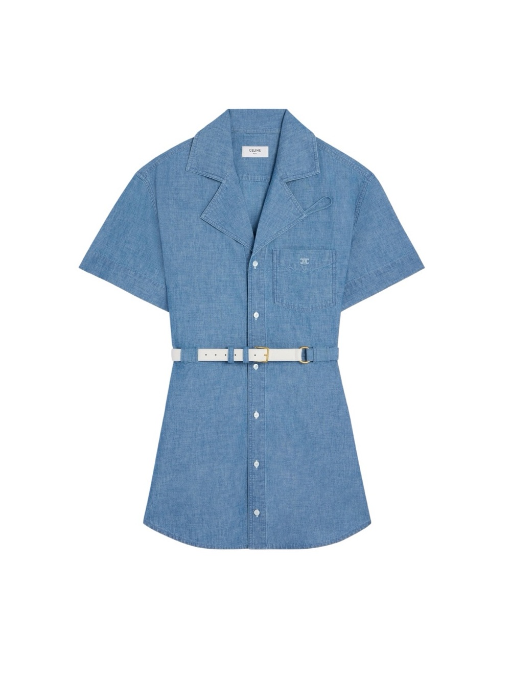 Celine Dress In Cotton Denim Fr34